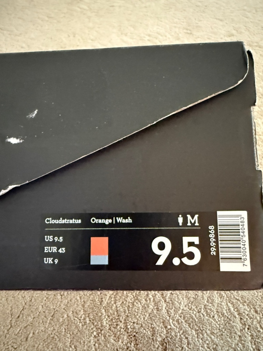 On Cloudstratus Orange/Wash - Picture 4 of 12
